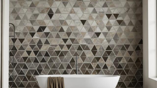 How to Install Modern Geometric Tile Wallpaper for a Seamless Look?