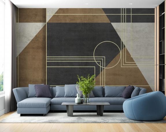 Geometric Peel and Stick Wallpaper: Practicality Meets Aesthetics